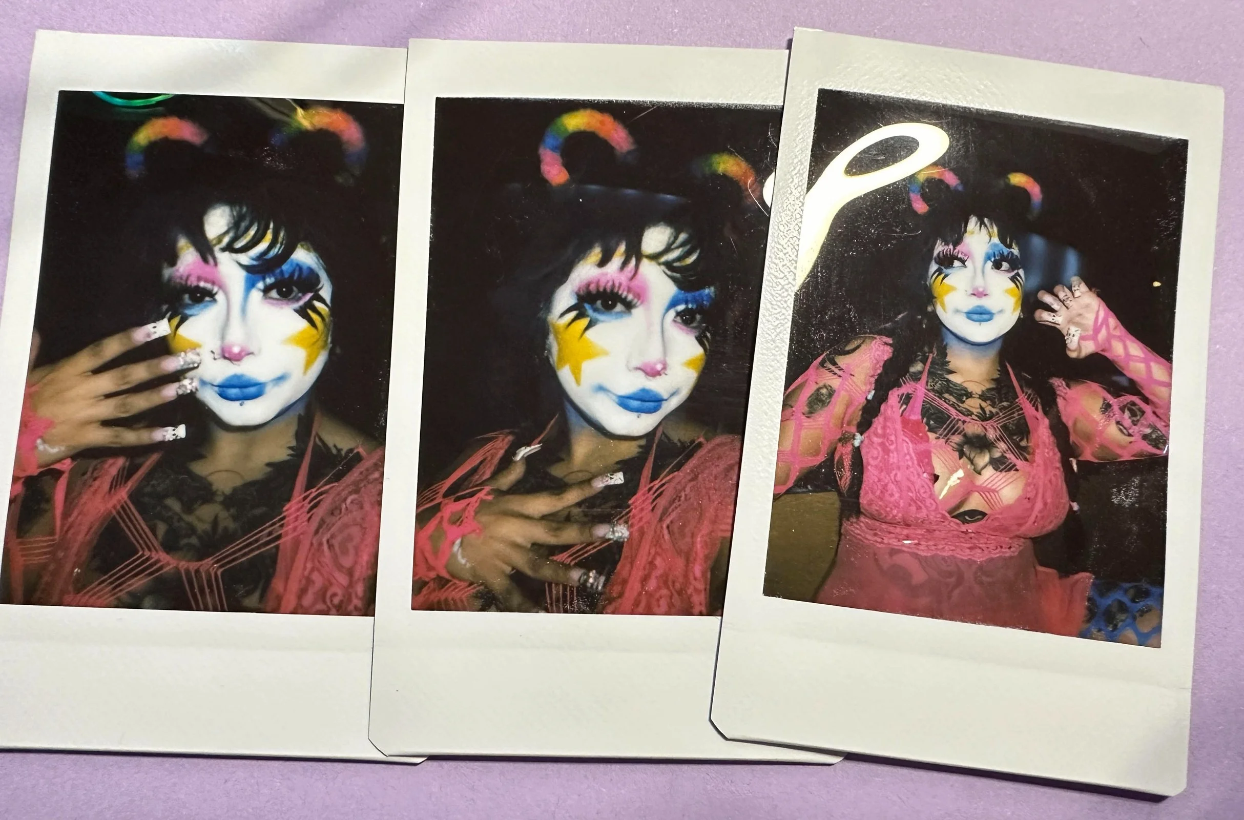 Random Oni Nymph Signed Polaroid — Oninymph